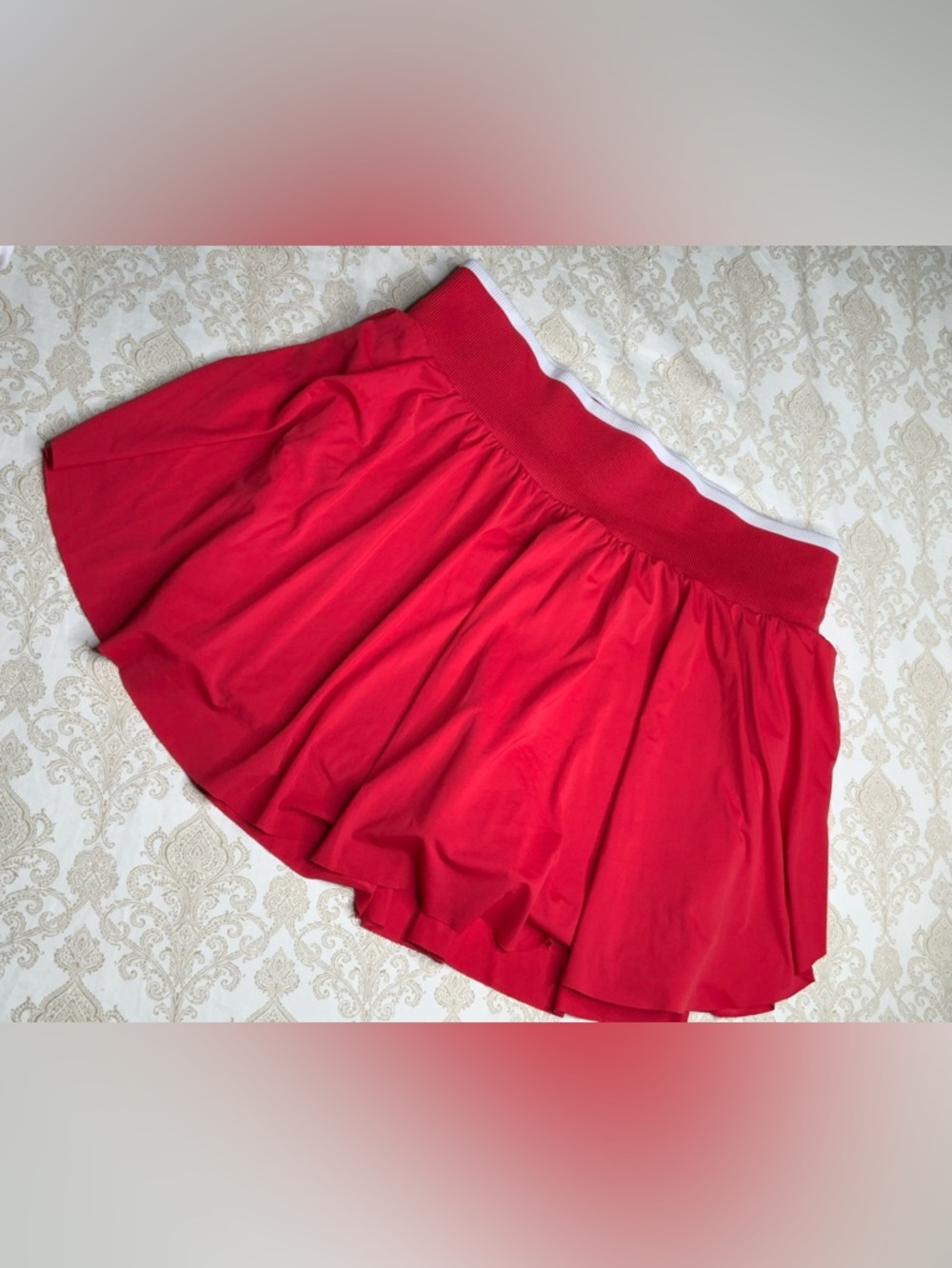 All In Motion Tennis Skort Women’s Medium Red High Rise Athletic Skirt